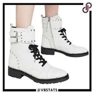 Sam Edelman Women's Jennifer Bright White Leather‎ Size 5M